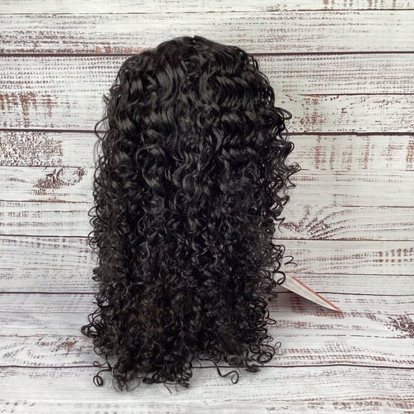 Altress Water Style Curl 2 Darkest Brown Long Curly Wig New Heat Safe Synthetic - Picture 3 of 7